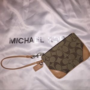 COACH Signature Wristlet