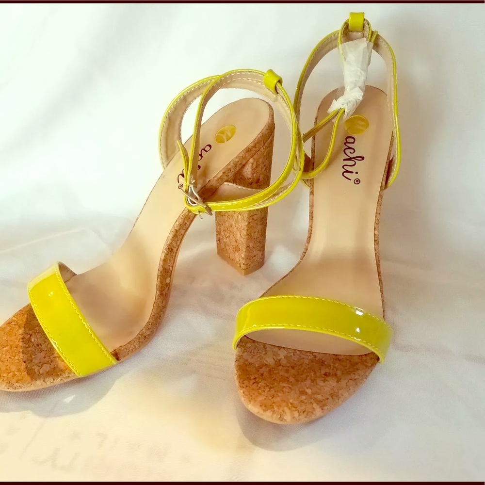 Machi Brand Lime Heels