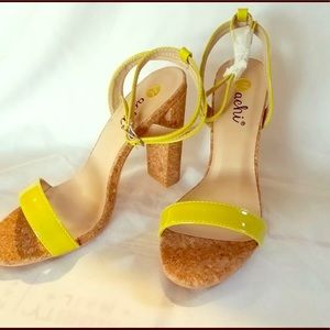 Machi Brand Lime Heels
