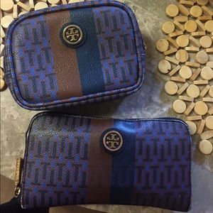 Matching wallet and makeup case