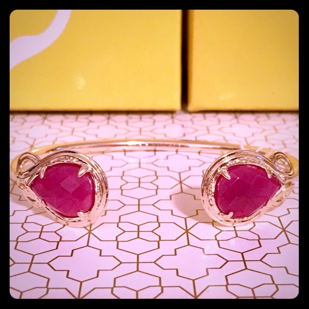 SOLD! NWT Kendra Scott Andy Purple Jade