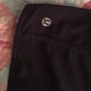 Lululemon All Black Running Shorts