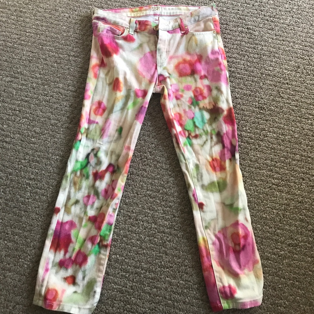 Kate spade patterned crop pant