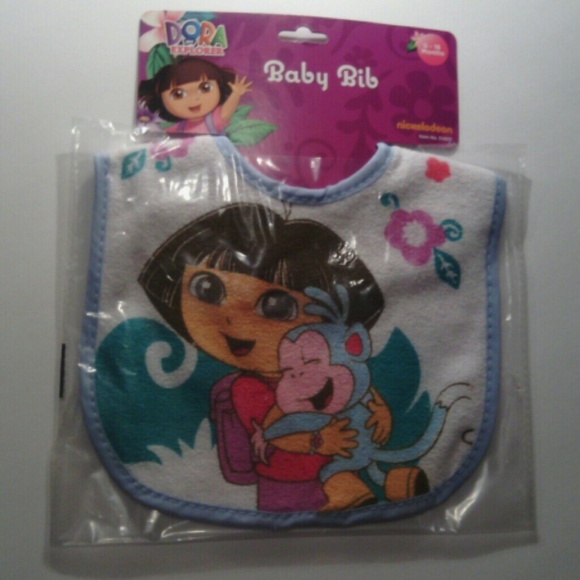 NEW "Dora" Baby Bib. Perfect 4 the Dora Fan! - Picture 3 of 8