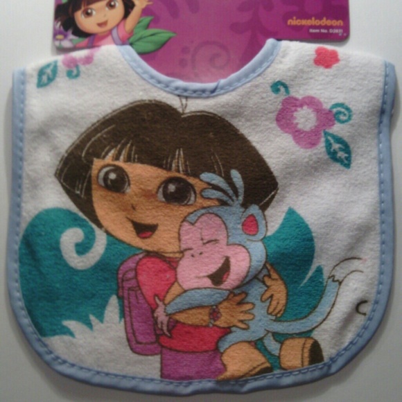 NEW "Dora" Baby Bib. Perfect 4 the Dora Fan! - Picture 4 of 8