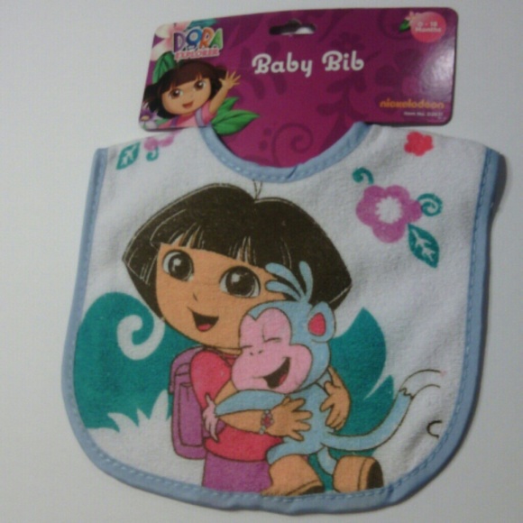 NEW "Dora" Baby Bib. Perfect 4 the Dora Fan! - Picture 2 of 8