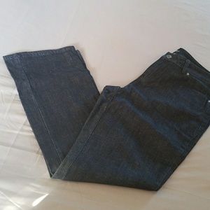 a.n.a. Straight Leg Dark Blue Jeans