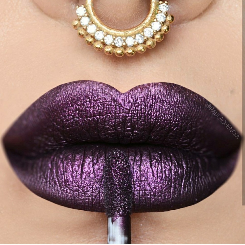 Violet haze metallic matte lipgloss