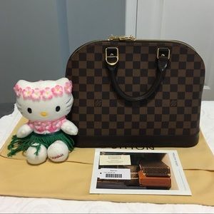 RESERVED Auth Louis Vuitton Alma Damier Ebene