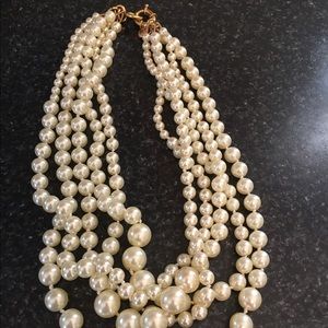 JCrew layered pearl necklace hardly wore
