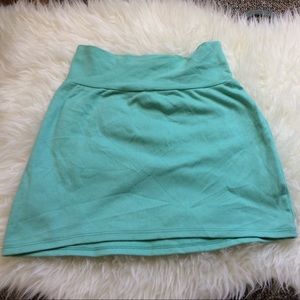 American Apparel Interlock Mini skirt sz large