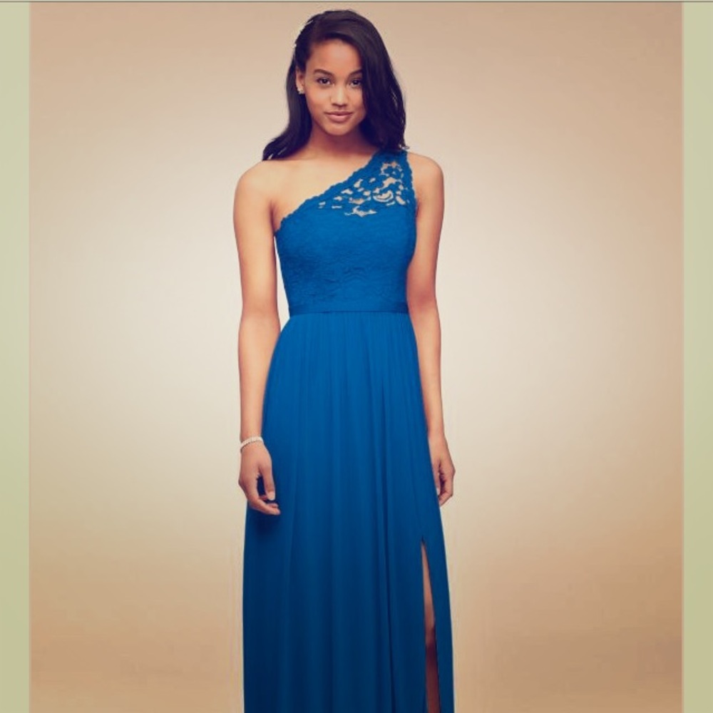 NWT Bridesmaid Prom Dress Lace one shoulder