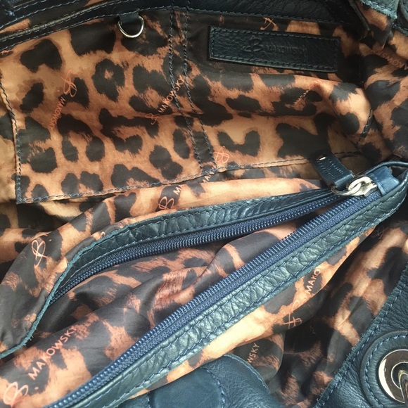 Blue B. Makowsky shoulder bag - Picture 3 of 4