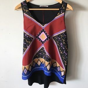 ANTHROPOLOGIE Tribal Print Tank by Language
