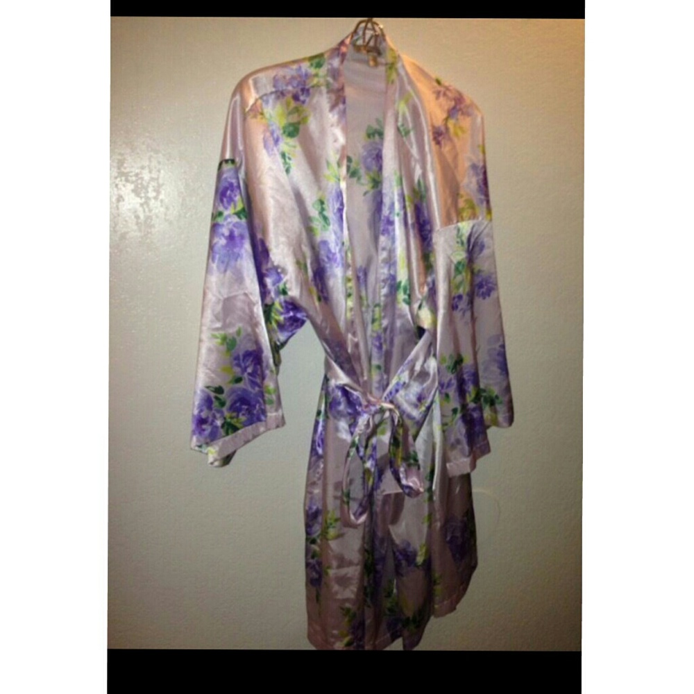 Morgan Taylor silk robe