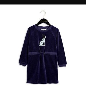 Velvet bunny dress from Mini Rodini