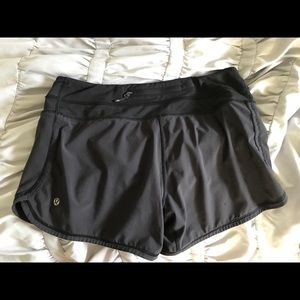 Lululemon Black Runner shorts