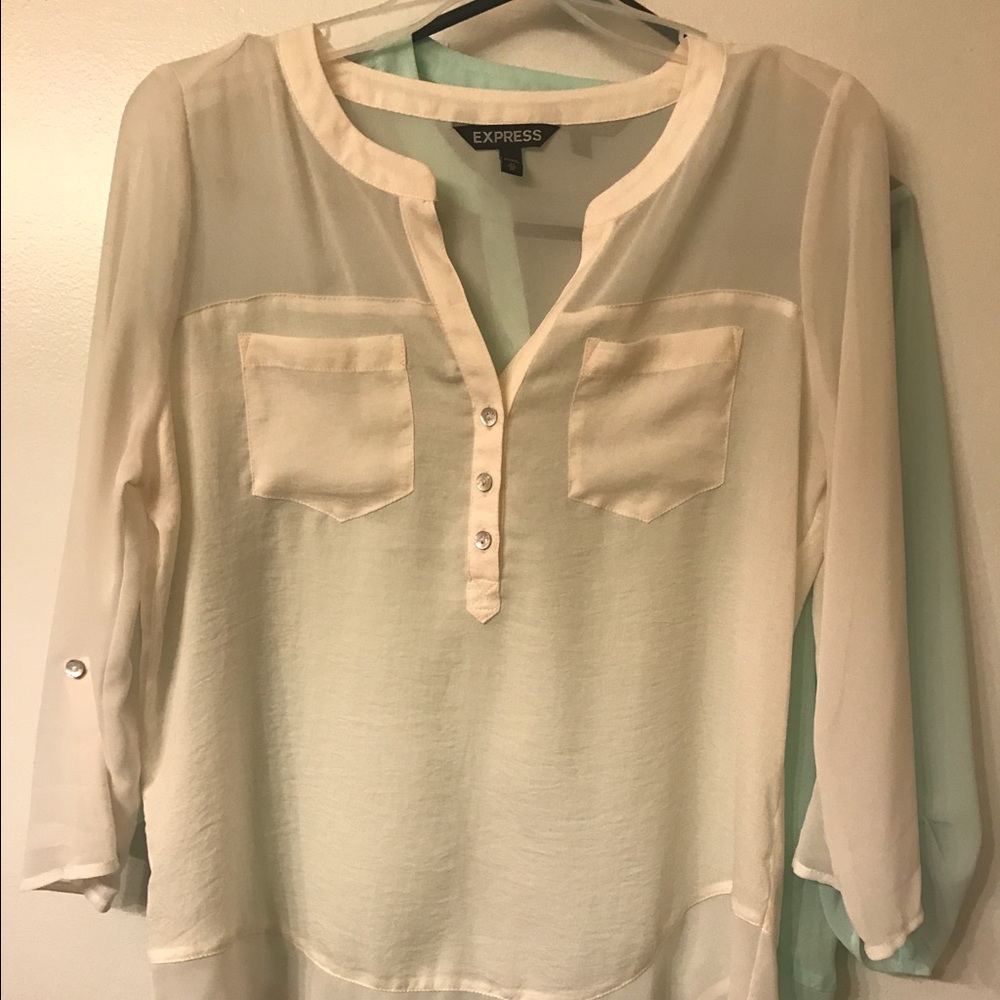 2 Express shirts, size XS