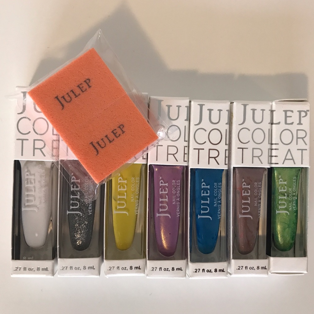 7 Julep Nail Polishes + Buffer