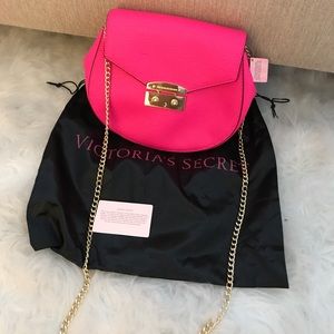 Victoria secret cross body with gold hard ware