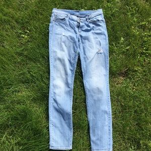 LOFT Modern Skinny Deconstructed Jeans Size 4/27