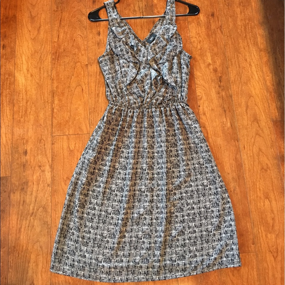 Mossimo Black and White Ruffle Top Dress