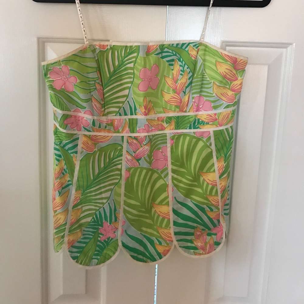 Strapless Lilly Pulitzer Top