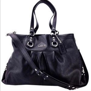 Coach Ashley black shoulder bag