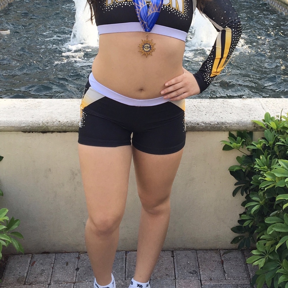 TOP GUN ALLSTARS competition uniform shorts only