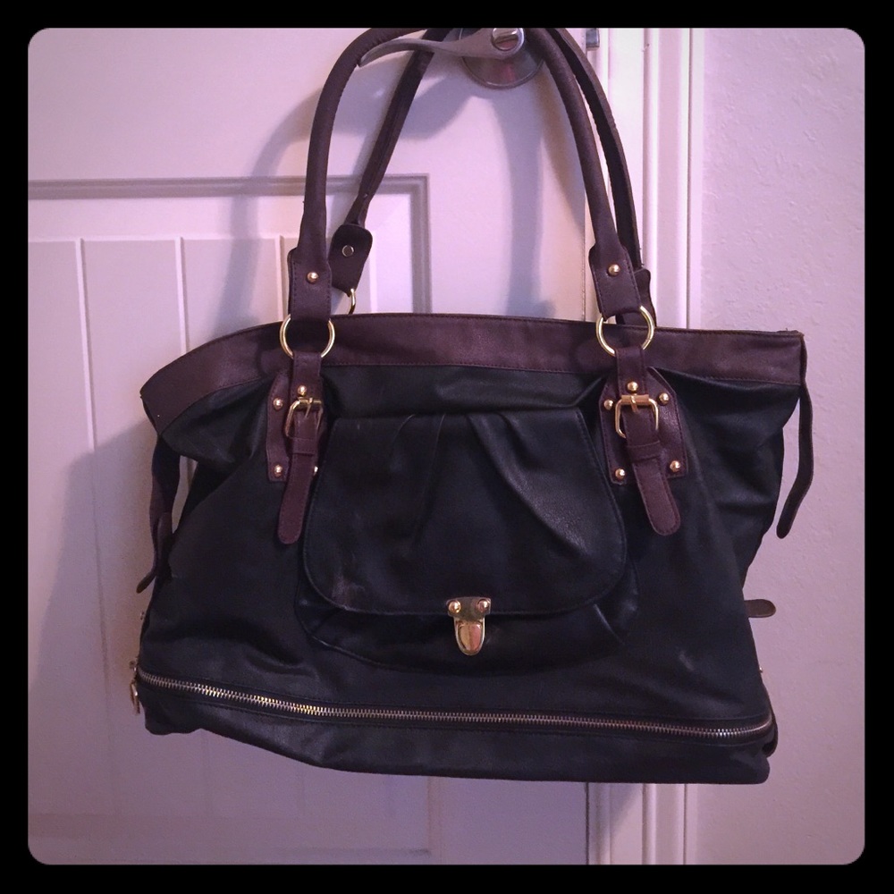 Forever 21 black and brown handbag