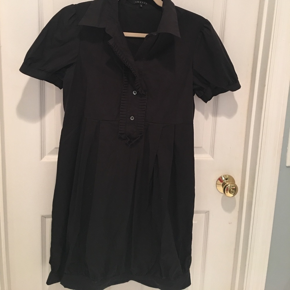 Theory Black Dress Tunic size 12