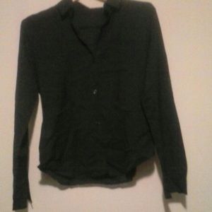 *Sunday Sale* New Sheer black button down blouse