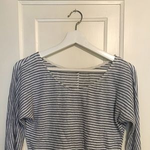 J Crew linen 3/4 length Top!