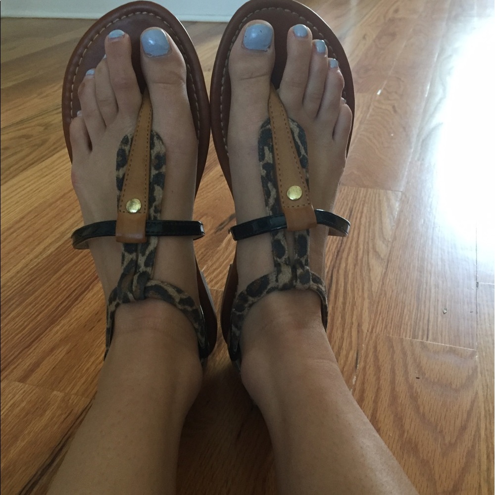 Rampage cheetah sandals