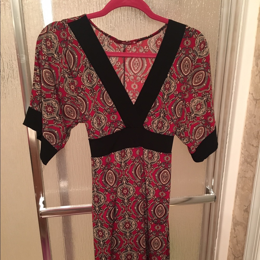 Vintage tie dress