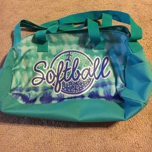 Justice Softball duffel bag