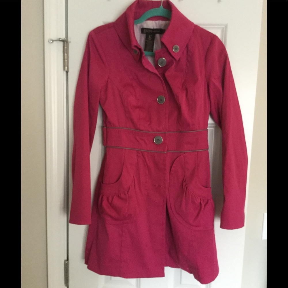 Beautiful pink jacket!