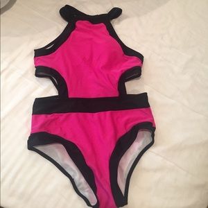 One piece bathing suit