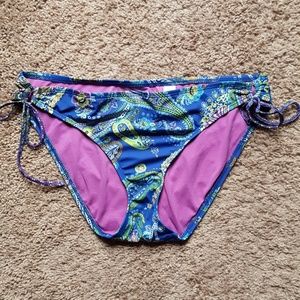Athleta Paisley Not-so-string Bikini Bottoms