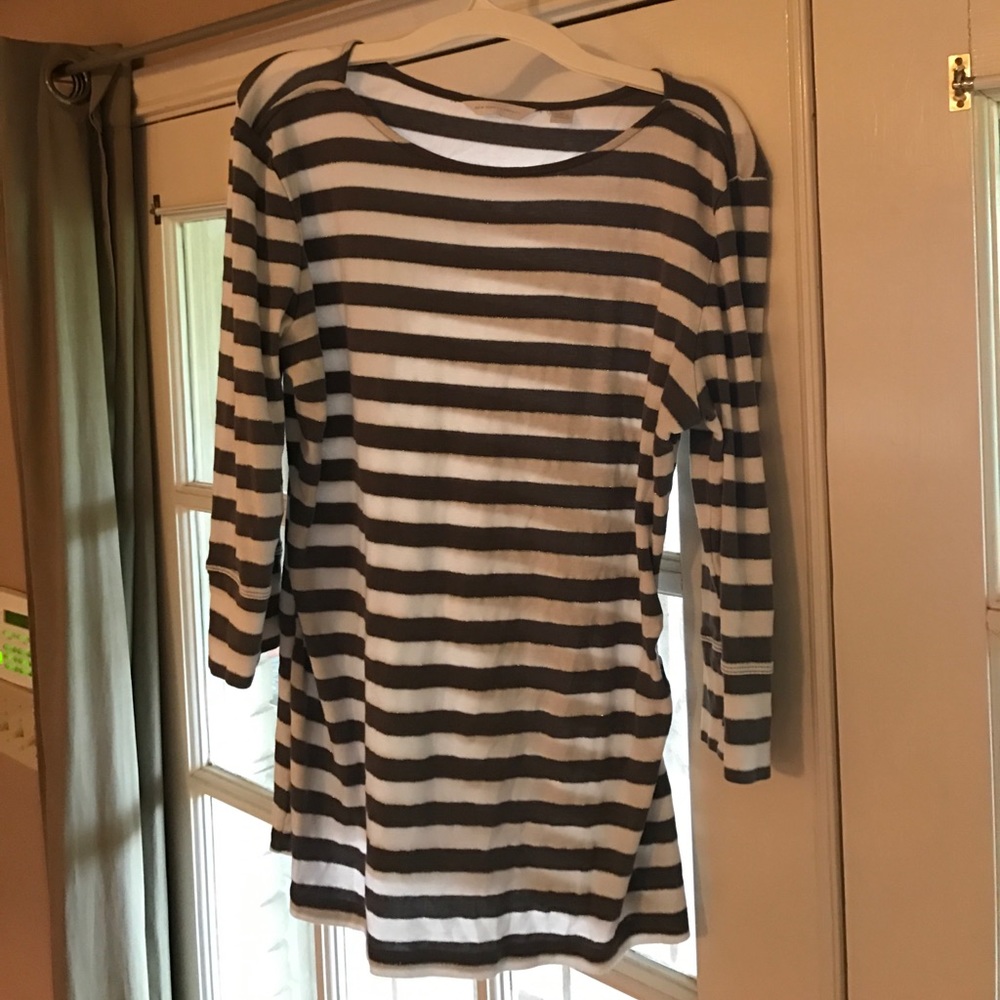 Women's 3/4 sleeve New York and co.  striped top