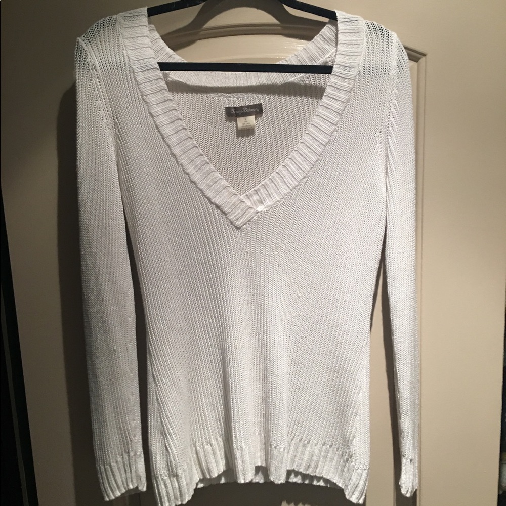 lightwear white sweater