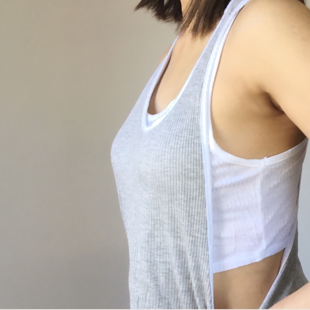 LAST PIECE Stella athleisure two in one piece top - Picture 3 of 4