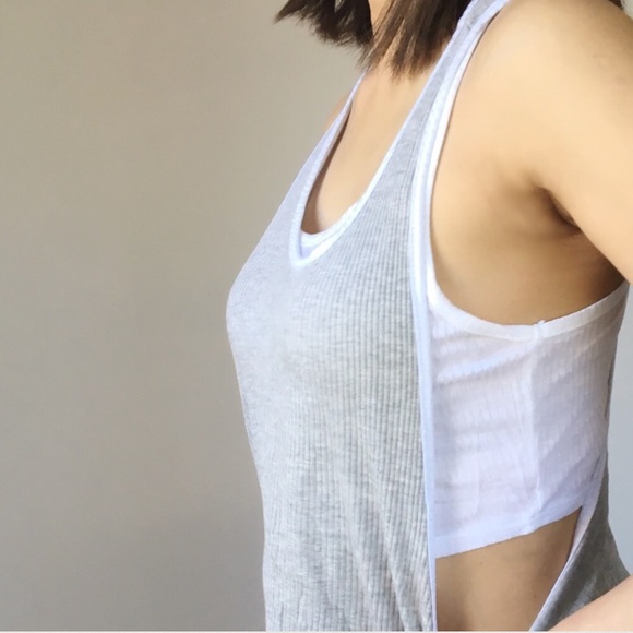 LAST PIECE Stella athleisure two in one piece top - Picture 3 of 4