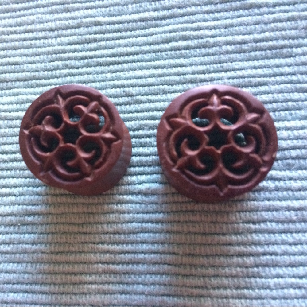 Pair of 3/4" or 18mm plugs - wooden - new