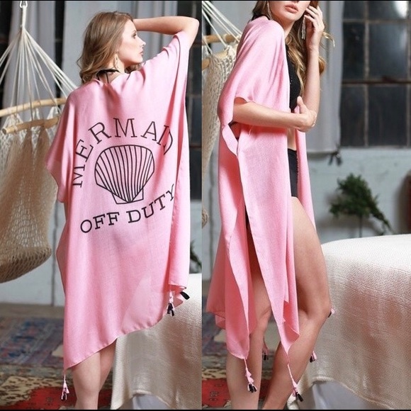 ☀️NEW☀️"Mermaid Off Duty" Beach Coverup - Picture 2 of 4