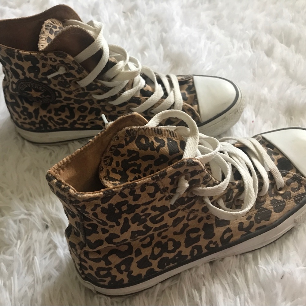 Leopard Print Converse