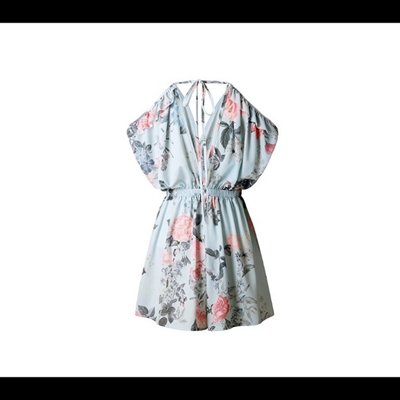 🆕Cute Beach Flower Short Jumpsuit - Picture 2 of 2