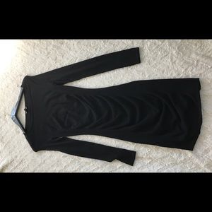 Express long sleeved ruched sweater dress- NWOT