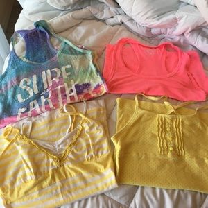 4 tank tops!