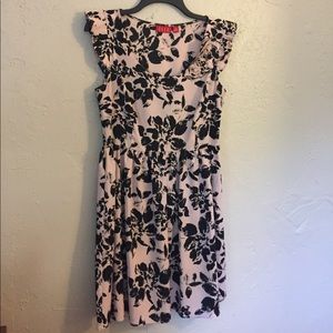 Elle Black & Pink floral sundress, Medium